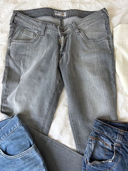 Zestaw spodni 4 pary: 3xJeans, 1xmaterial