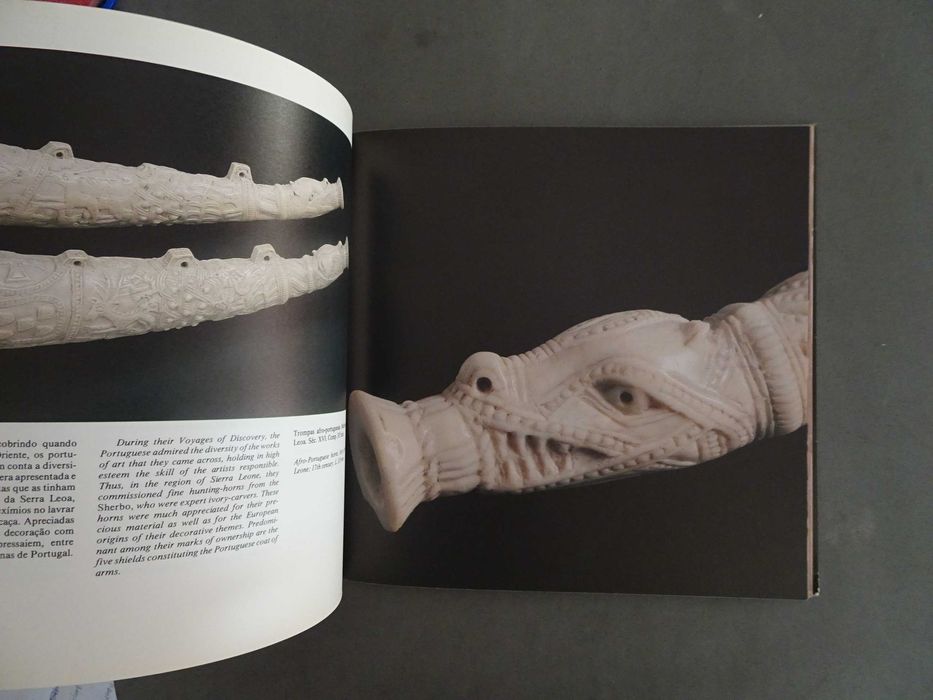 Livro Marfins D'Além-Mar no Museu de Arte Antiga