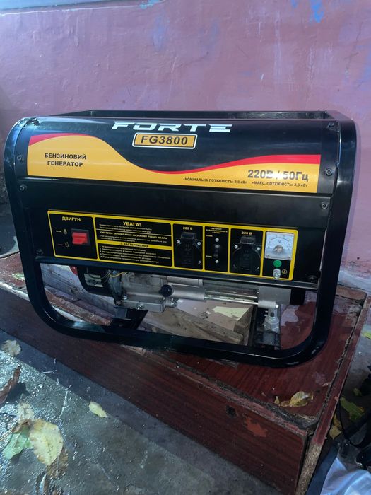 Продам генератор “Forte FG 3800”