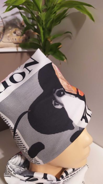 Czapka i komin damska komplet