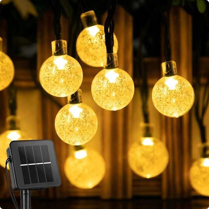 Girlanda Solarna 40 LED Kulki Na Zewnątrz Hit Do Twojego Ogrodu