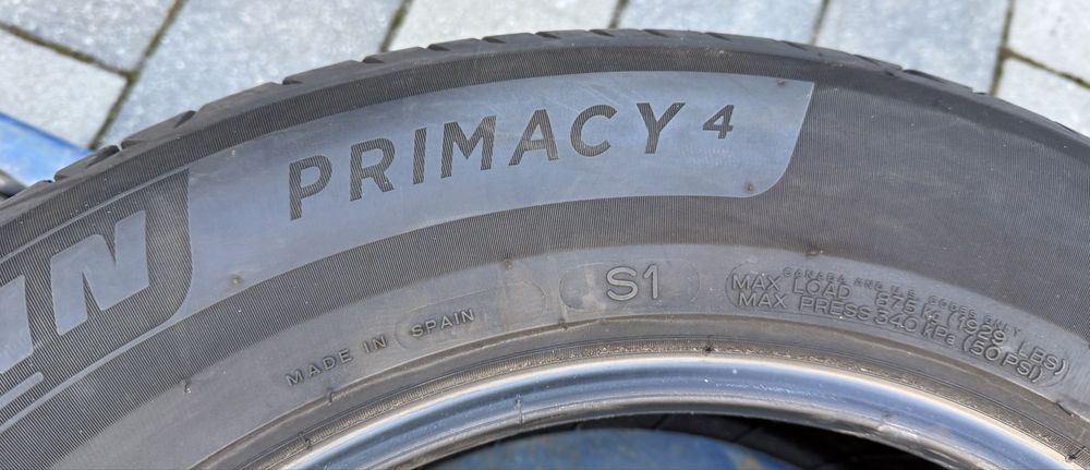 4 x Opony letnie Michelin Primacy4 215/65R17 103V