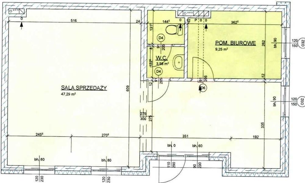 Lokal z witrynami na wynajem
