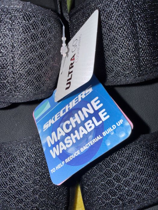 Skechers czarne sandały na platformie 38