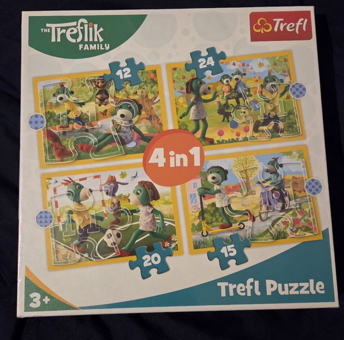 Puzzle 4 in 1 Trefliki
