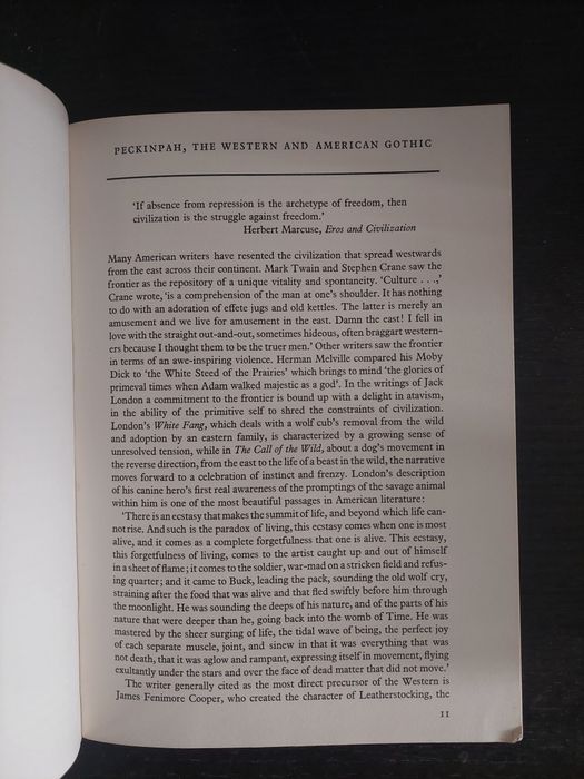Livro Cinema Antigo - Crucified Heroes, The films of Sam Peckinpah