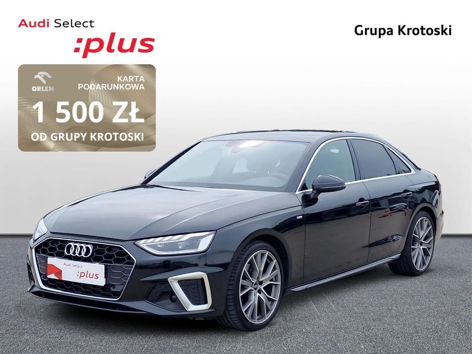 Audi A4 Limousine A4 35 TFSI mHEV S Line S tronic - 150KM, pakiety Trasa, Miasto, FV23%