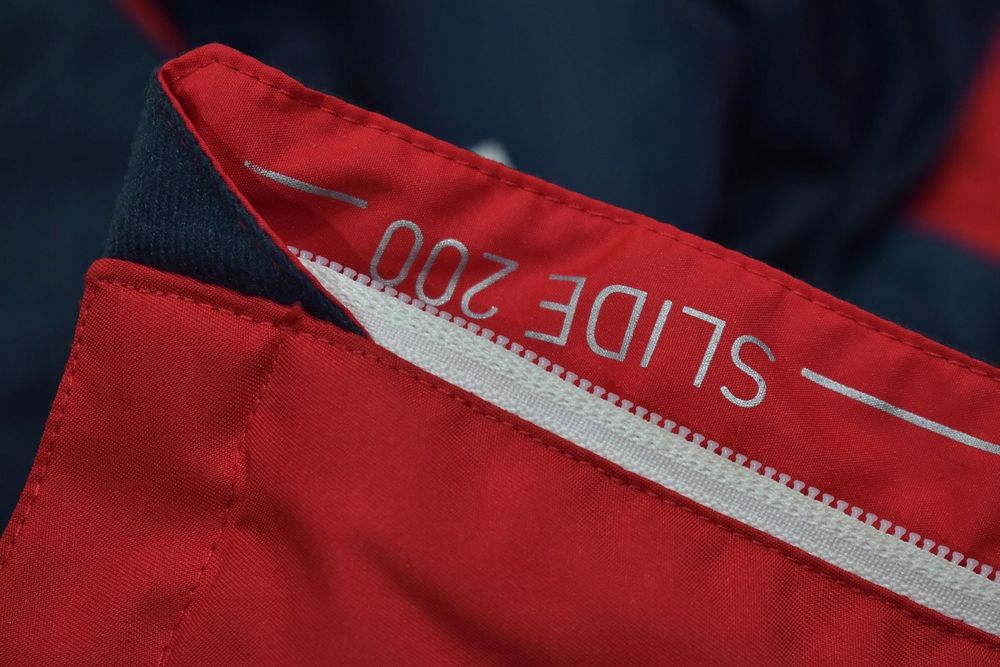 Wed'ze Męska Czerwona Kurtka Narciarska Slide 200 L