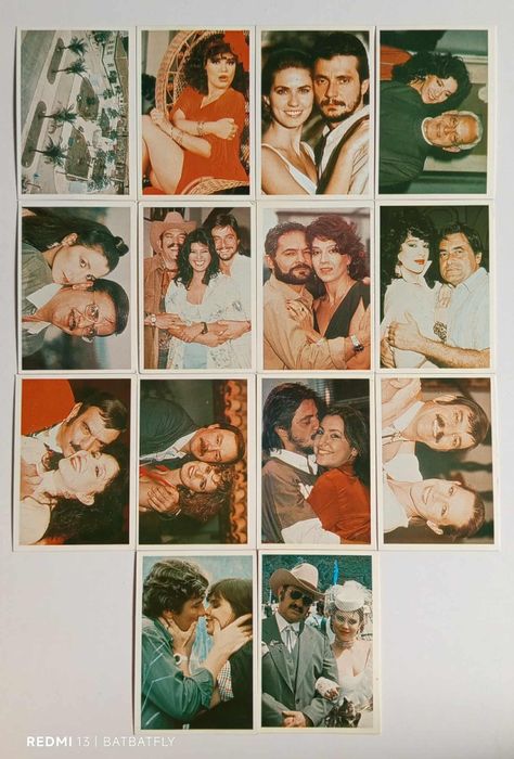 Conjunto de 14 calendários de 1988 da conhecida novela Roque Santeiro