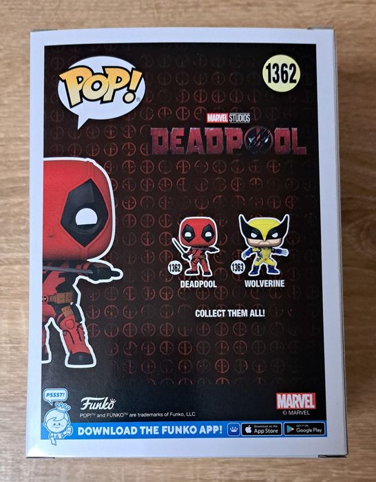 Funko Pop - Deadpool 1362 , Marvel Deadpool & Wolverine