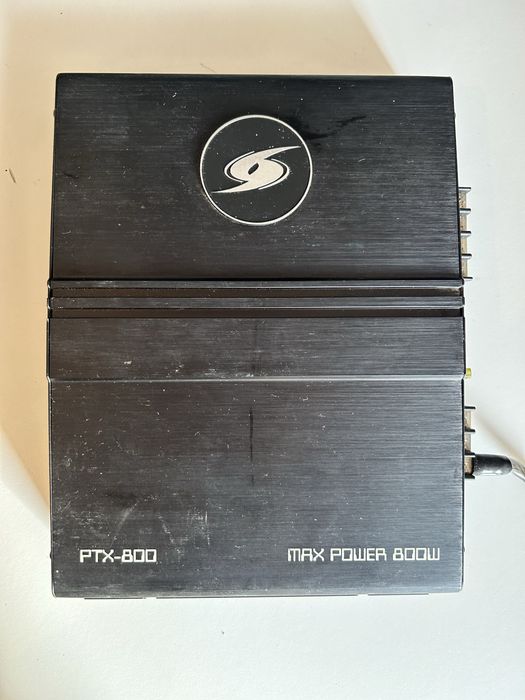 Subwoofer MTX 12’’ com caixa + amplificador MTX RTx800