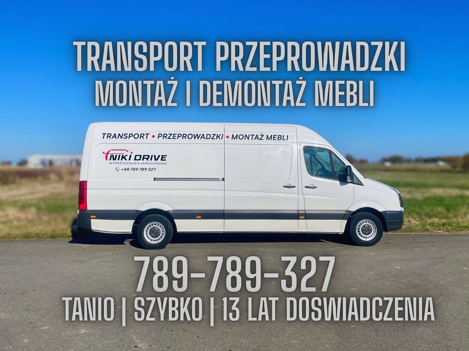 Przeprowadzki | Montaż Mebli | Transport | Tani Transport |  24/7 ENG
