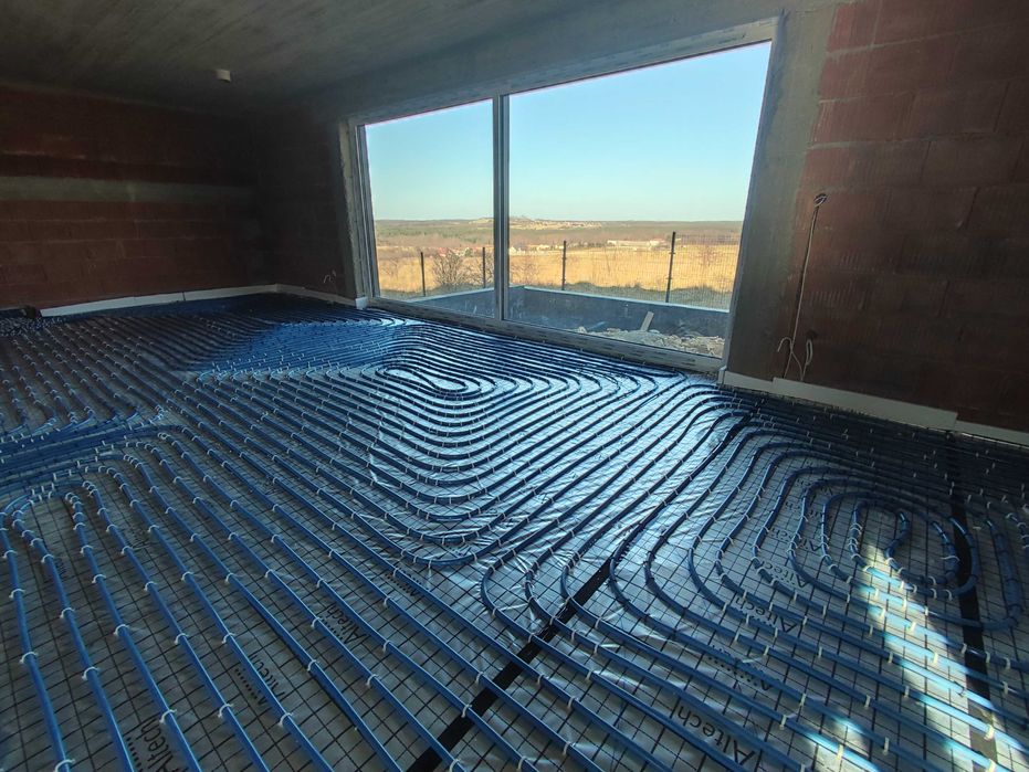 Wylewki maszynowe Posadzki Ogrzewanie podłogowe rekuperacja