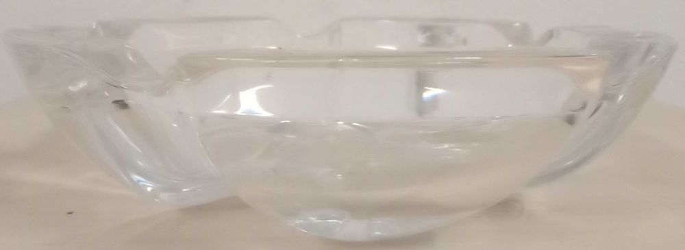 Cinzeiro de vidro, qualidade, pesado, L, por 5€