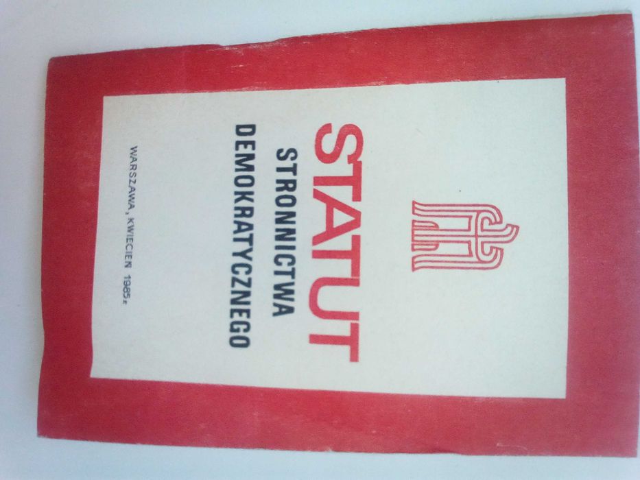 Statut Stronnictwa Demokratycznego 1985 r.