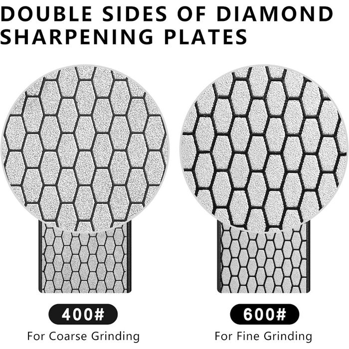 Точилка для ножей складная 400/600/1000 grit (алмаз + керамика)