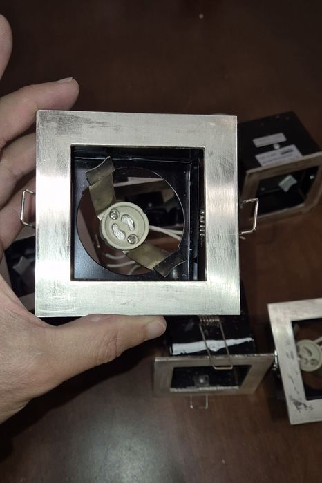 16 Focos lampada Led | Teto Falso | Protetores Led pladur