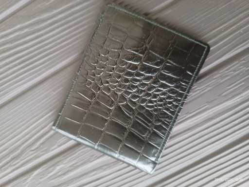 Portfel portmonetka skórzany czarny Egypt import prl 1975