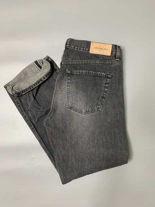 Мужские широкие джинсы calvin klein jeans селвидж y2k