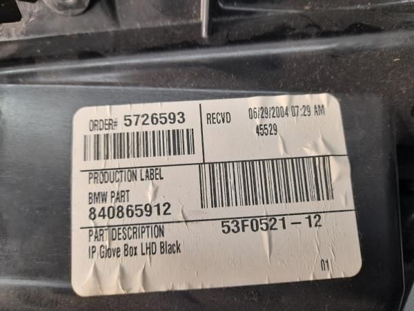 Porta luvas BMW X5 (E53)