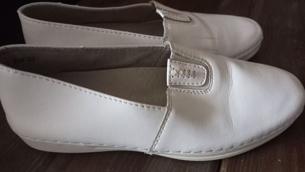 Buty białe dla dziewczynki rozm 37