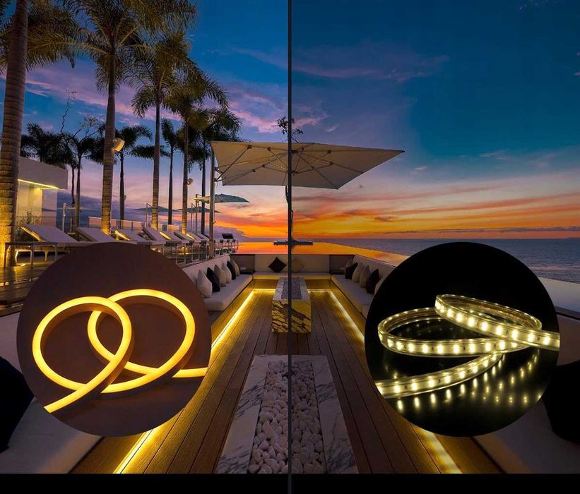 Taśma LED ALITOVE RGB 15 m, 230 V, 80 diod/m, IP65, pilot IR