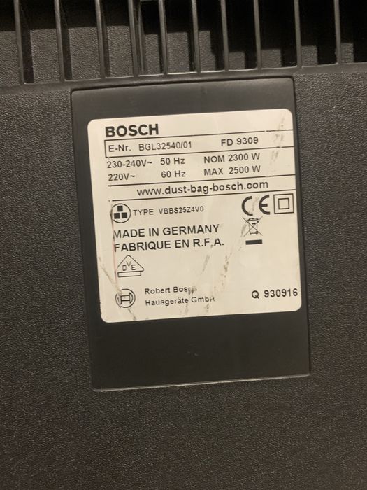 Odkurzacz Bosch GL30 2500 W workowy.