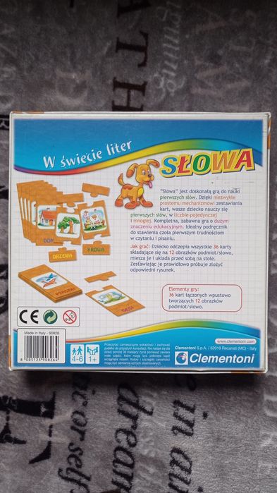 Gra w świecie liter SŁOWA Clementoni