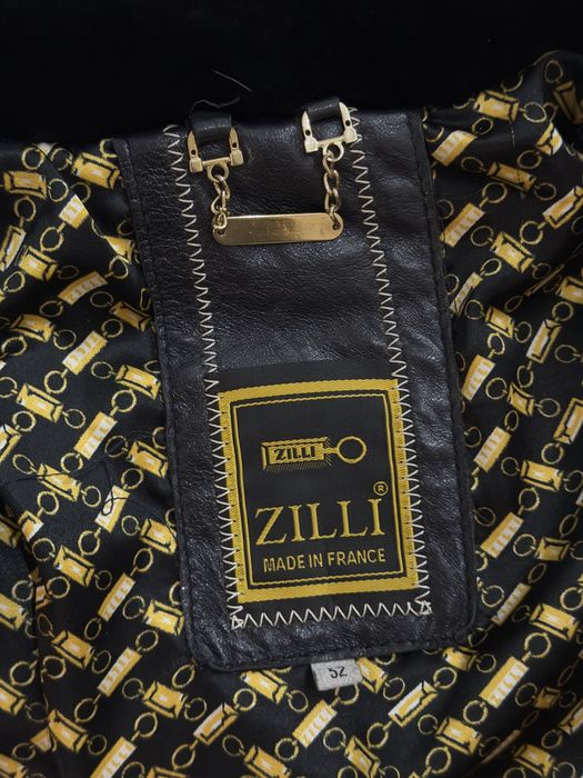 Чоловіча дублянка шкіряна з хутром Zilli