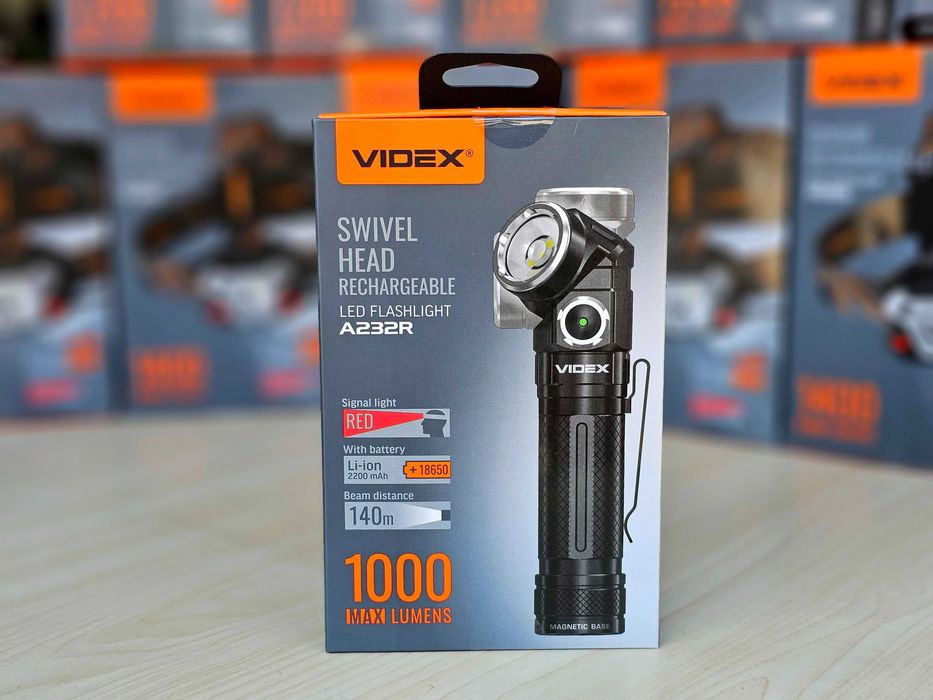 VIDEX налобні ліхтарики, з червоним світлом; Відекс тактичні на голову