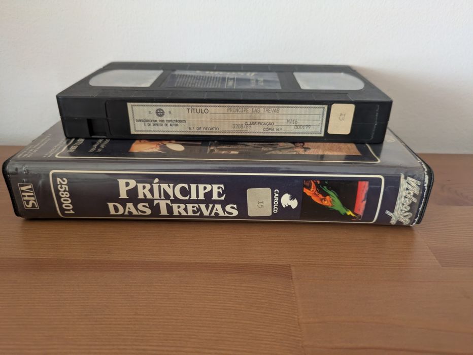 VHS " O Principe das Trevas " 1987 (Opt. Estado)