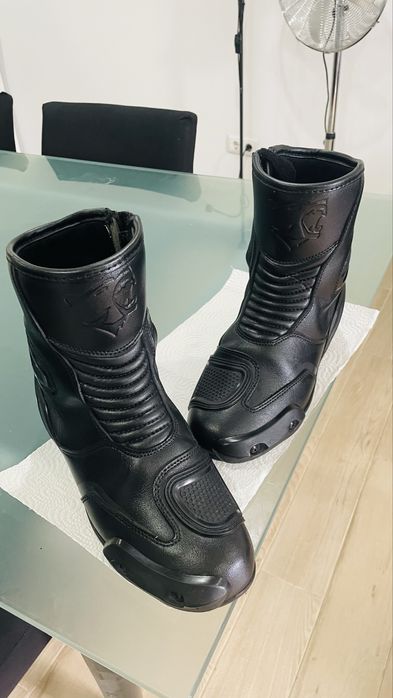 Botas motard homem no 44 impecaveis