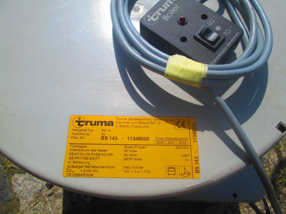 Bojler truma B-10 gazowy - 14 litrowy