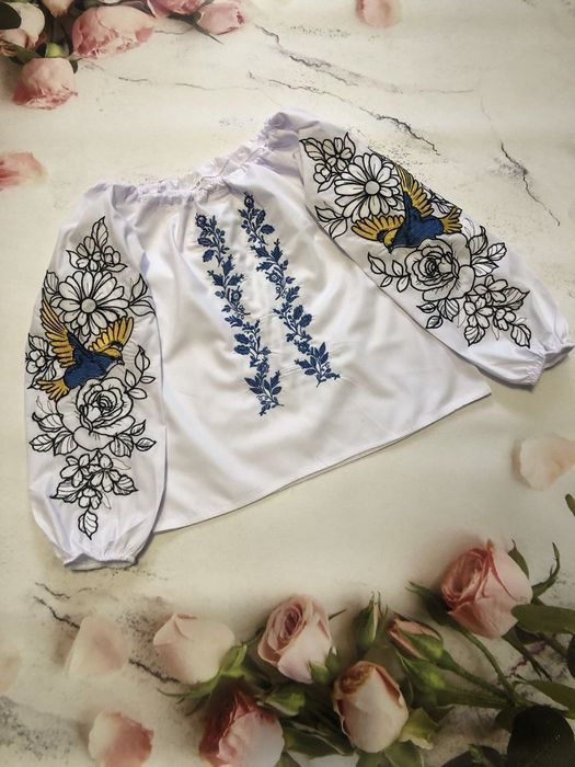 Вишиванка  для дівчинки на ріст 104 см, 110 см,  116 см, 122 см