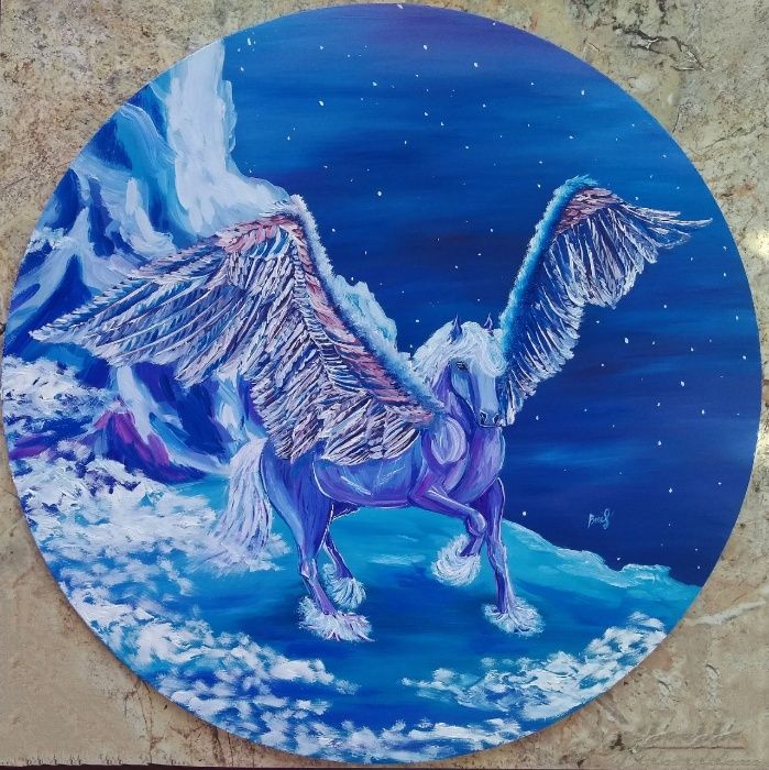 Картина олією "Пегас", 2020 рік