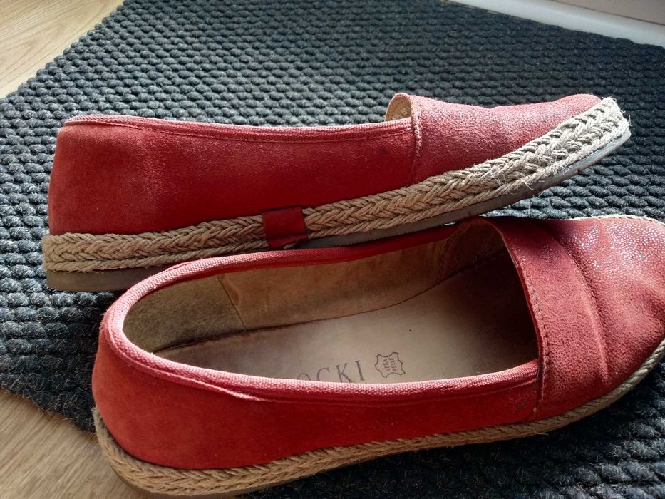 espadryle skórzane Lasocki  38/37/wkladka 24cm