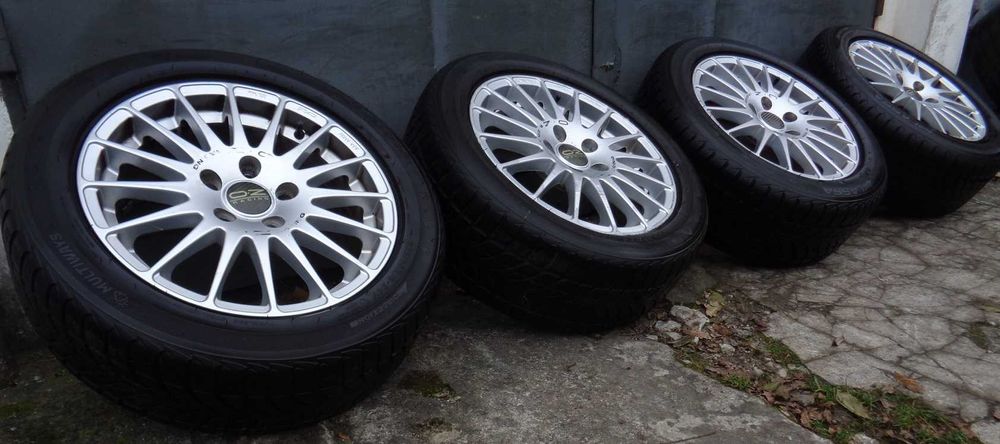 OZ Superturismo 16 cali 5x112 VW Audi Seat Skoda + opony  całoroczne