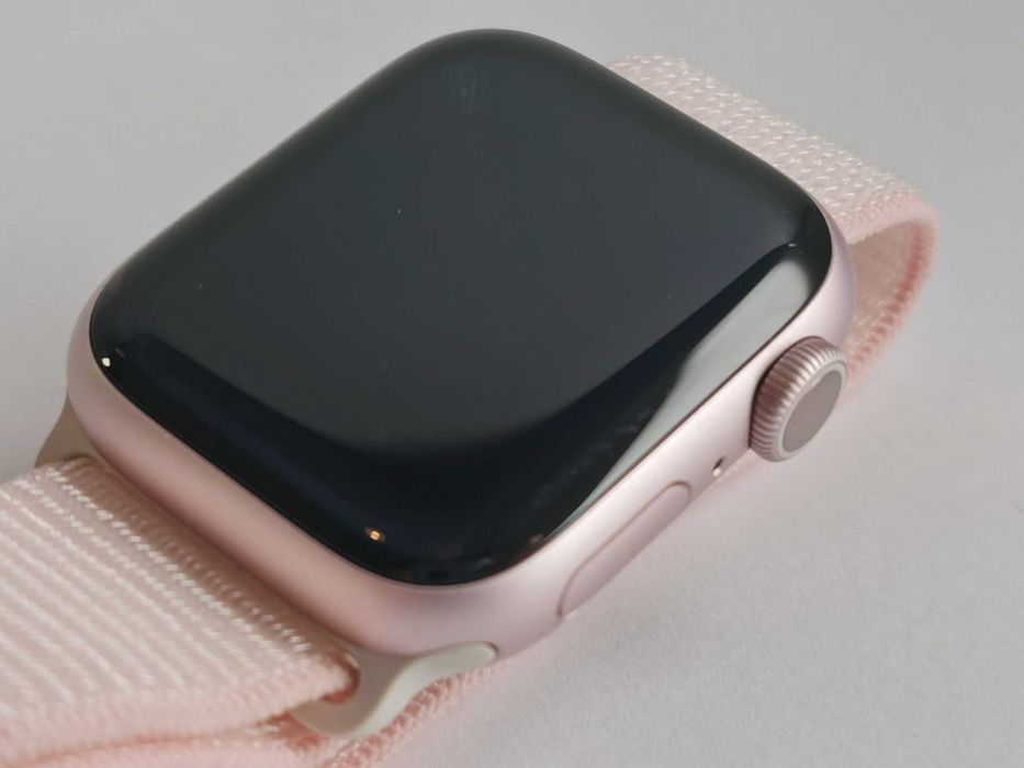 zegarek APPLE WATCH 9 41mm gps light pink komplet 94% Kraków K18.pl