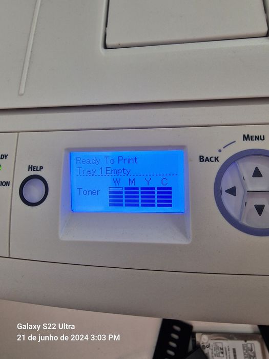 Impressora OKI PRO 8432 WHITE A3, {INCLUI RIP E EXTRA BRANCO + FOLHAS}