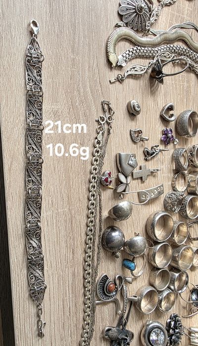 Bransoletka srebrna 925 filigranowa