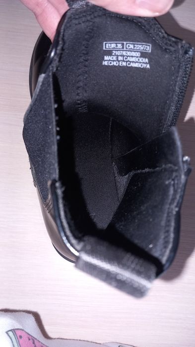 Botki czarne Zara 35