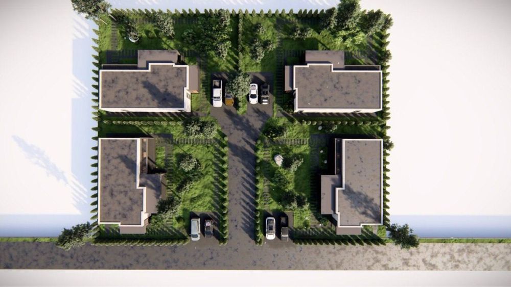 Будинок у КМ «Золоче», сучасний із плоским дахом, с. Вишеньки, 2025 р