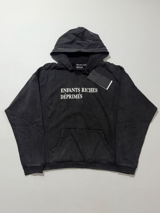 худи Enfants Riches Deprimes Black Logo Hoodie