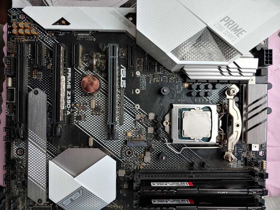CPU intel i7-8700K + ASUS PRIME Z390-A Комплект ASUS PRIME Z390-A + Intel Core i7-8700K процесор