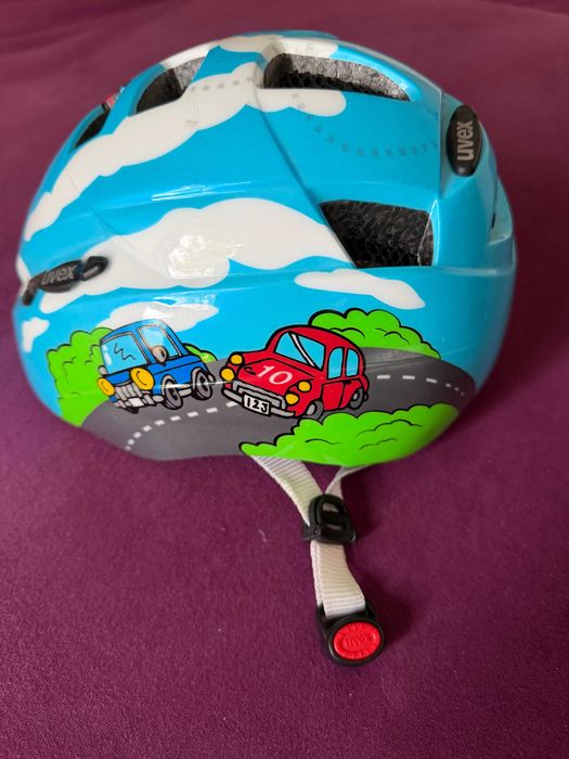 Kask rowerowy dziecięcy Uvex Kid 2, rozm. 46-52 cm, stan BDB