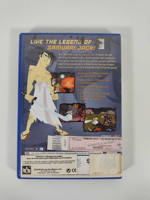 Samurai Jack: The Shadow of Aku - PlayStation 2 PS2 PAL