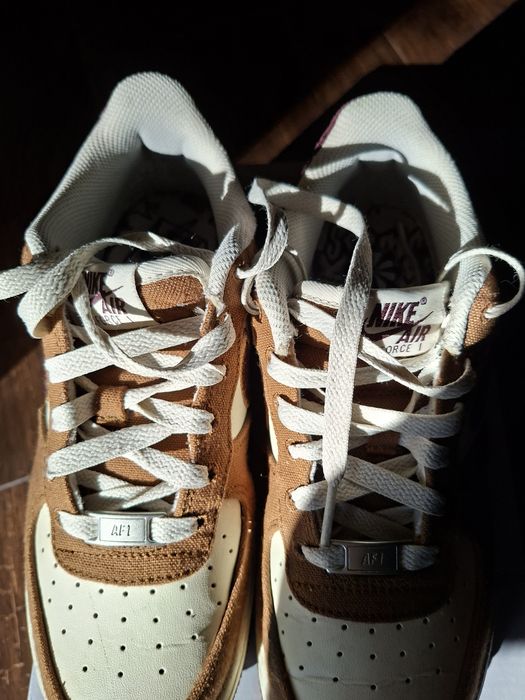 Nike Air Force 1 '07 LV8  jasnobrązowe sneakers(light british tan) z