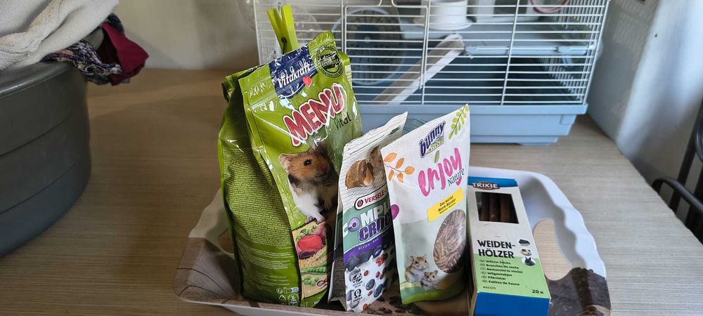 hamster - gaiola impecável + extras