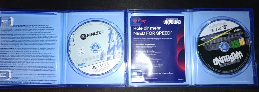 Pakiet Gier na PS5 (NFS Unbound & FIFA 22)