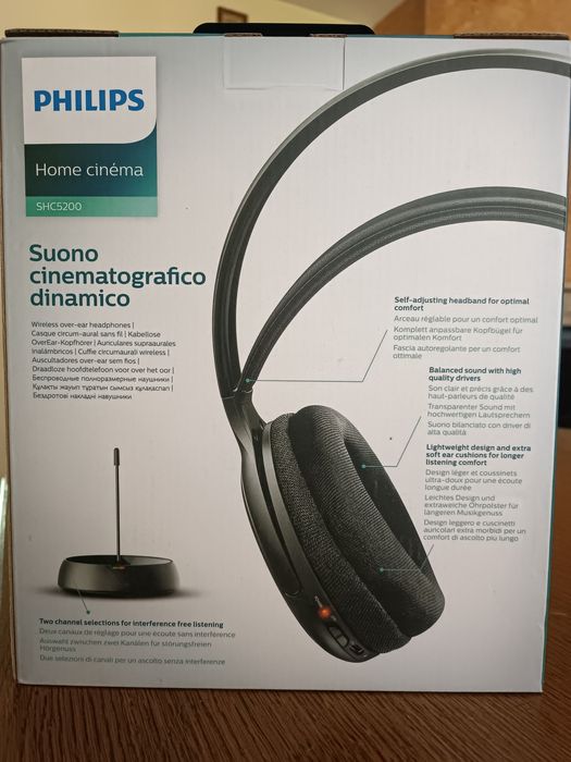 Słuchawki Philips SHC5200 bezprzewodowe